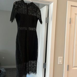 Black Lace Cocktail Dress